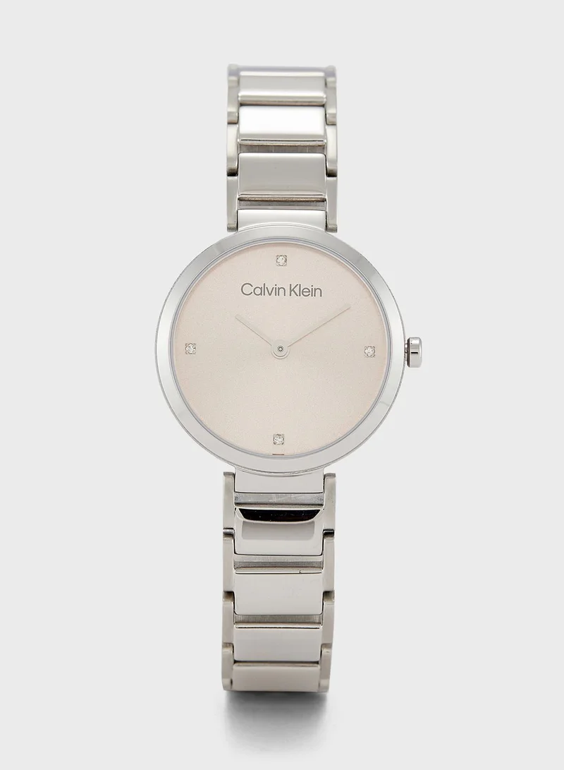 CALVIN KLEIN Minimalistic T Bar Analog Watch