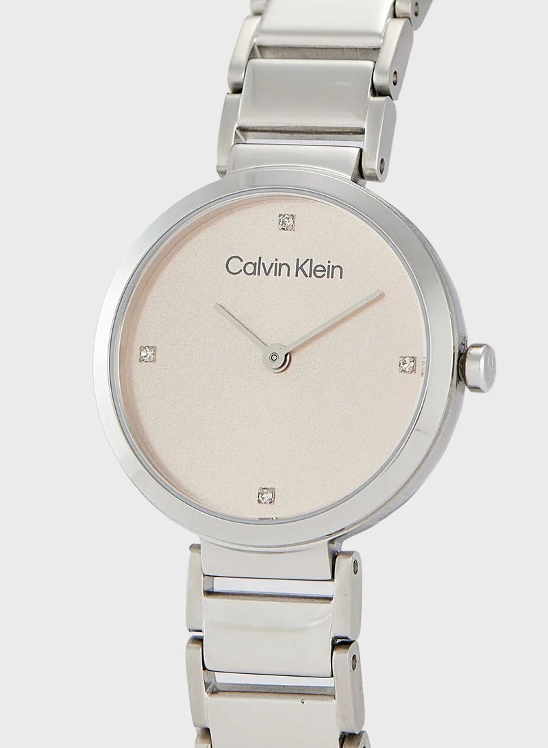 CALVIN KLEIN Minimalistic T Bar Analog Watch