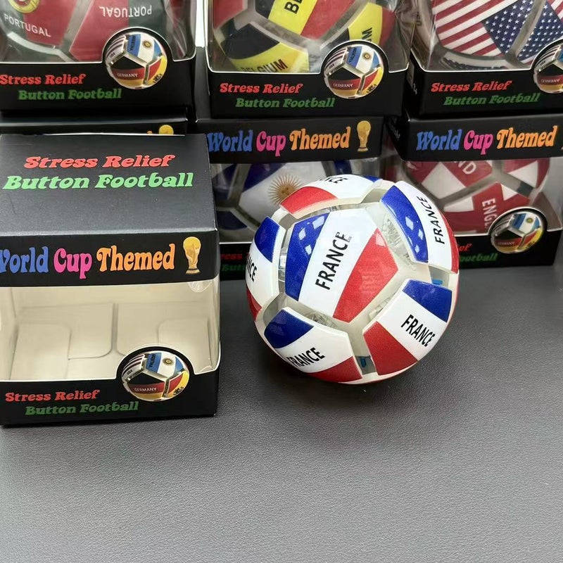 2026 World Cup Football Toy Stress Relief Keychain with LED Light - Image 1
