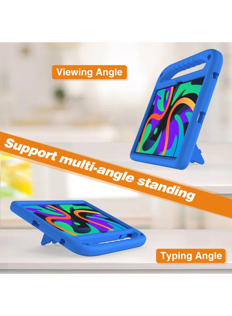 غطاء لشركة لينوفو Tab M11 2023 TB-330FU TB-330XU / Lenovo Xiaoxin Pad 2024 TB-331FC 11 بوصة حالة اللوح للأطفال دائمة خفيفة الوزن إيفا مقاومة للصدمات مقبض الوقاية غطاء الوقوف (الأزرق) - Image 3