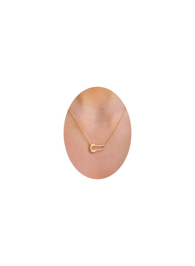 VRIUA Gold Necklace for Women - 14K Gold Plated Dainty Italian Horn Star of David Butterfly Bow Sun Lotus Volleyball Baseball Cowboy Boots Necklace Jewelry Everyday for Women, Brass, No Gemstone - Image 1