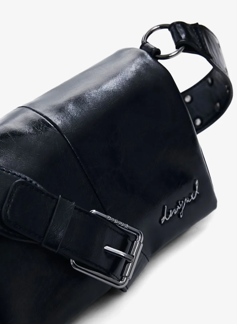 Desigual Black Small shiny crossbody bag for Women | Best Price UAE