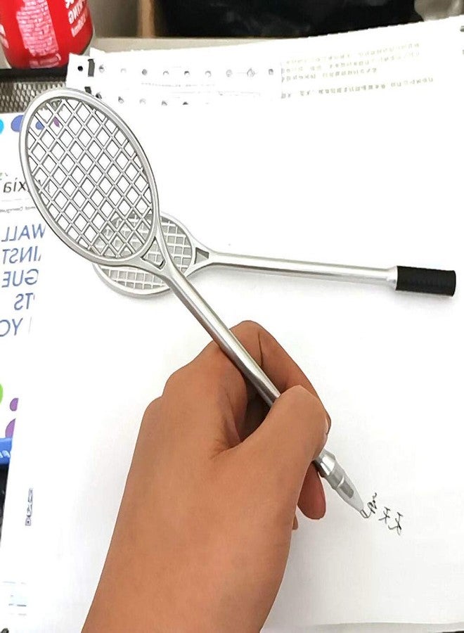 ccHuDE 12 Pcs Cute Tennis Racket Black Gel Ink Pen Black Writing Pens for Office School Student 0.5mm - Image 5