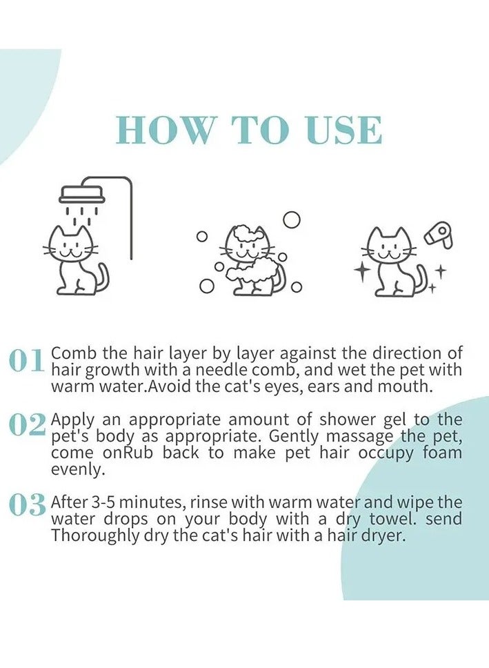 بايولاين شامبو ديشيدينج للقطط 200 مل - Image 2