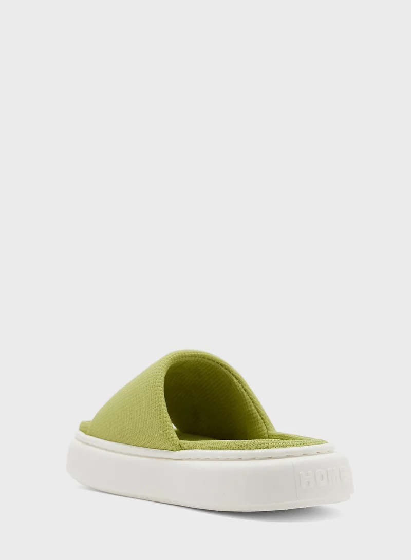 Ginger Cushioned Colorblock Slides