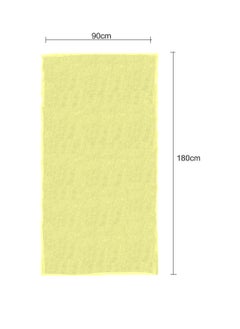 MAXQON Beach Towel - 100% Cotton 600 GSM Over Sized (90x180cm), Highly Absorbent Bath Sheet For Pool, Beach, Fitness, Sports, Yoga, Color-Cream  - Image 3