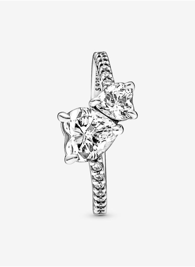 Generic - Pandora Two Hearts Ring - Image 1