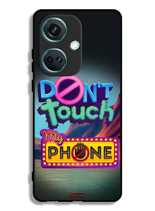 Tolwak OnePlus Nord CE3 Protective Case Cover Do Not Touch My Phone - Image 1