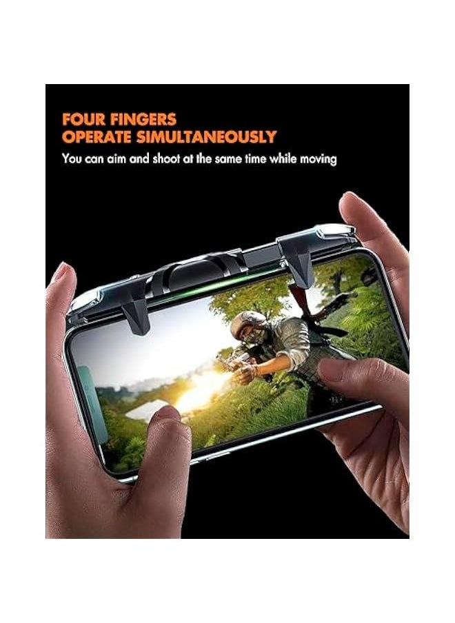 Generic Game Controller for Android  iPhone, Trigger ons for PUBG Mobile/Knives Out/Call of Duty Mobile, Sensitive Shooting  Aiming Controls  - Image 2