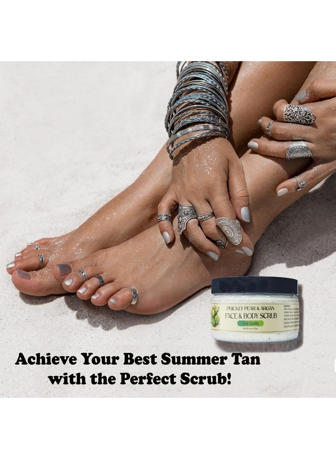 Zakia's Morocco Zakia's Delicate Prickly Pear & Argan Oil Honey Scrub for face and body - 4 oz Jar - Image 5