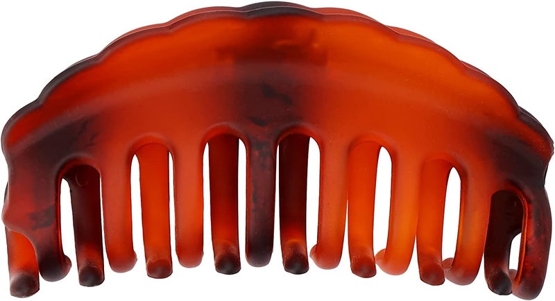 GLITTERS® Trendy & Stylish Claw Clip, Strong Grip Durable Hair Accessory For Styling, Brown Gradient - Image 2