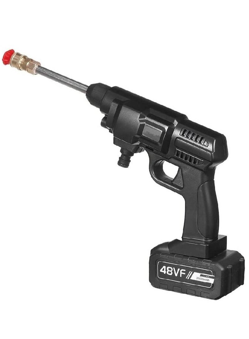 GENNEXT Dual Battery Cordless High Pressure Car Washer with Nozzles Water Gun Set Garden Cleaning Jet Car Washing Machine - Image 2