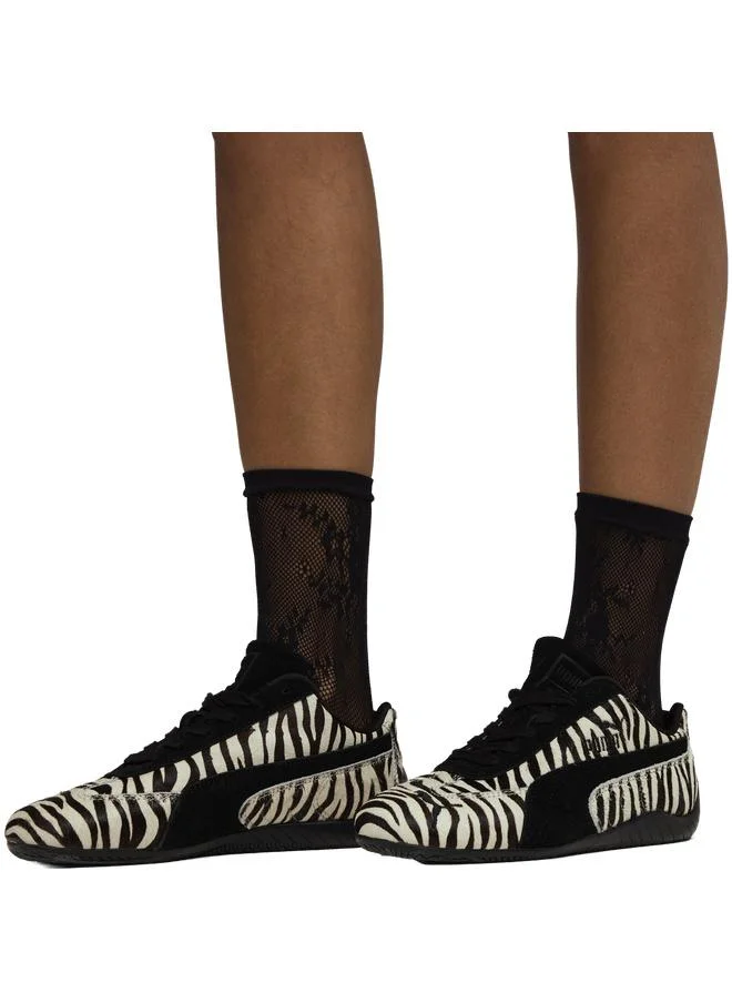 Puma Warm White-PUMA Black Speedcat Zebra Sneakers Women for Women | Best Price UAE