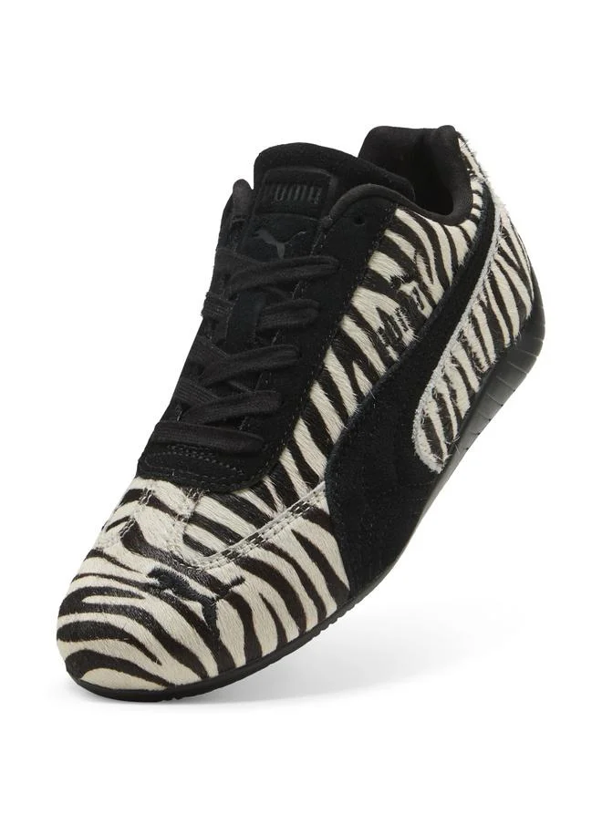 Puma Warm White-PUMA Black Speedcat Zebra Sneakers Women for Women | Best Price UAE