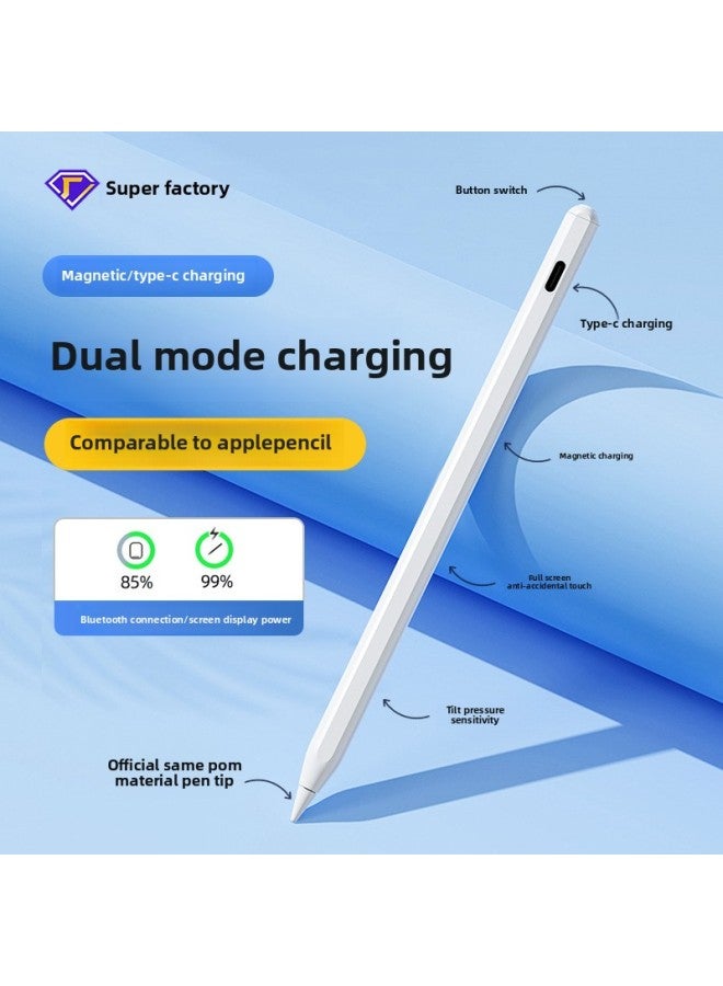 Loquat Suitable For ApplePencil Second Generation For ApplePen Special Capacitive Pen Ipad Stylus Magnetic Suction Charging Stylus Pen-Color:Id766 Applepencil 【For AppleSpecial Pen + For ApplePen * 1 + Sto - Image 3
