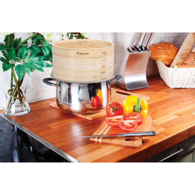 Helen's Asian Kitchen Helenâ€™s Asian Kitchen Premium Bamboo Steamer Ring â€“ 11-Inch Aluminum Steam Adapter for 10-Inch Bamboo Steamer Baskets. Perfect for Dutch Ovens, Stockpots, and Dim Sum Dumpling Steaming - Image 4