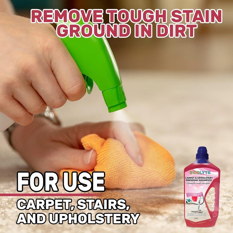 ECOLYTE+ Disinfectant Carpet & Upholstery Premium Shampoo - Image 4