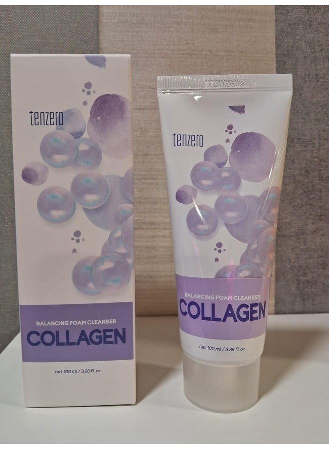 Tenzero Balancing Foam Cleanser with Collagen Korean Skincare Hydrating & Firming Facial Cleanser for All Skin Types | Removes Impurities & Makeup - Image 4