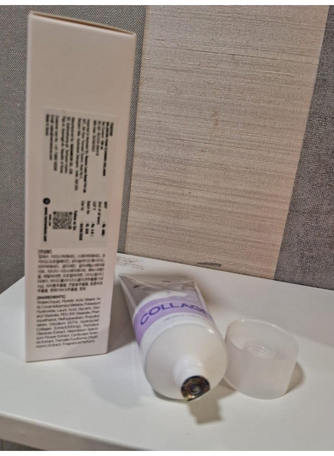 Tenzero Balancing Foam Cleanser with Collagen Korean Skincare Hydrating & Firming Facial Cleanser for All Skin Types | Removes Impurities & Makeup - Image 5