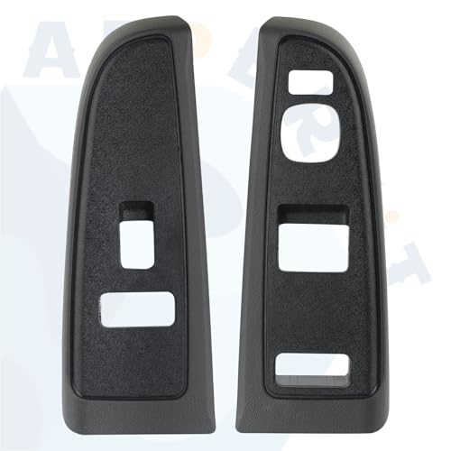 APPERFiT Window Control Switch Bezel Cover for Driver & Passenger Door Panel Compatible with Chevy Silverado, GMC Sierra 1500 2500 HD 3500 Door Switch Panel 2004-2007 89045124 - Image 3