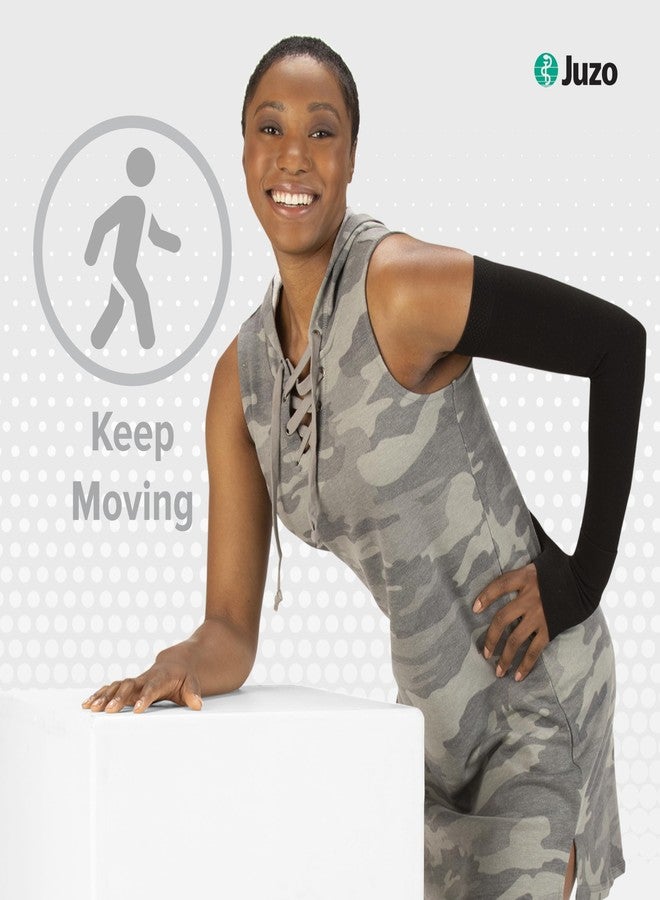 Juzo Soft, 2001, Compression Gauntlet with Thumb Stub 20-30 mmHg, for Men Women, Left, Extra Large, Beige. - Image 3