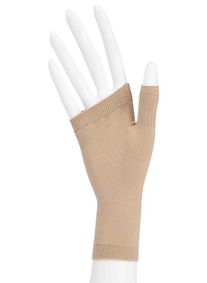 Juzo Soft, 2001, Compression Gauntlet with Thumb Stub 20-30 mmHg, for Men Women, Left, Extra Large, Beige. - Image 1