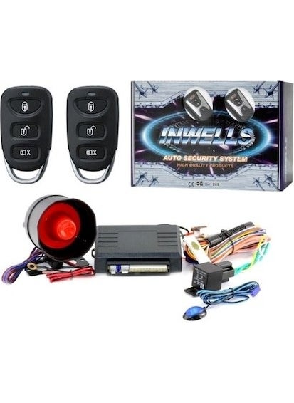 Inwells Remote Control Car Alarm System 12V Inw 3952
