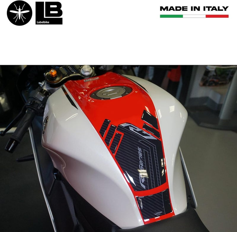 labelbike ملصق وسادة خزان ريزن ثلاثي الأبعاد لدراجة ياماها R7 - Image 5