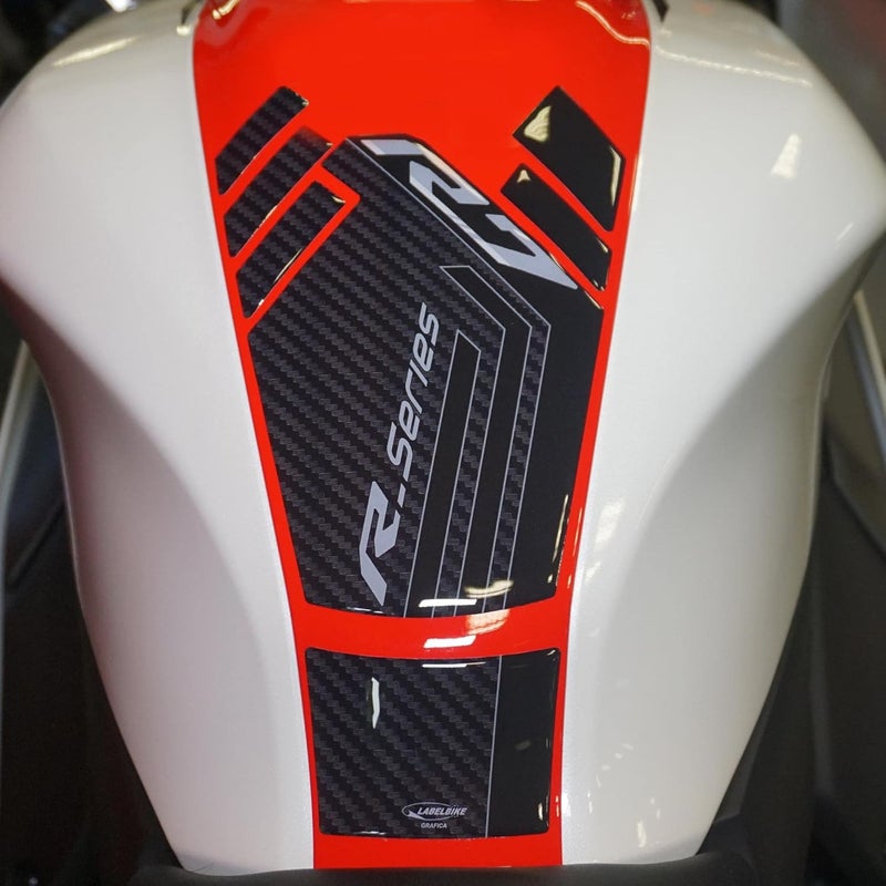 labelbike ملصق وسادة خزان ريزن ثلاثي الأبعاد لدراجة ياماها R7 - Image 1
