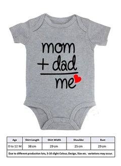 We Happy Mom Dad Me Baby Romper Funny Cute Infant Bodysuit Birthday Costume  - Image 2