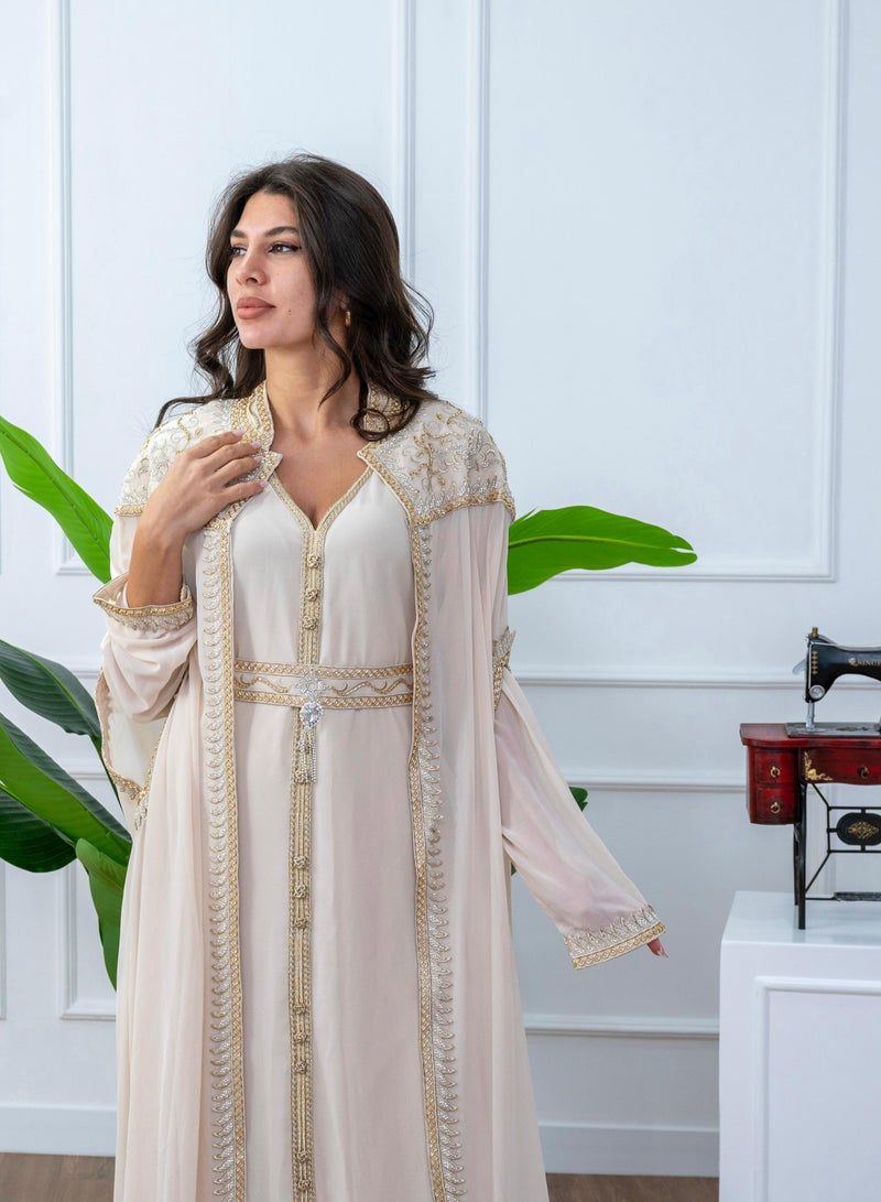 AL BENT AL SHARQIEH kaftan , arabian dress  - Image 3