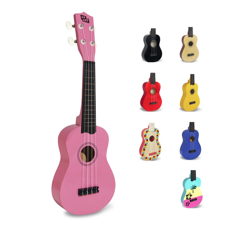 CB Sky Soprano Ukulele 21"/53cm beginners, students kids guitar (Pink) - Image 1
