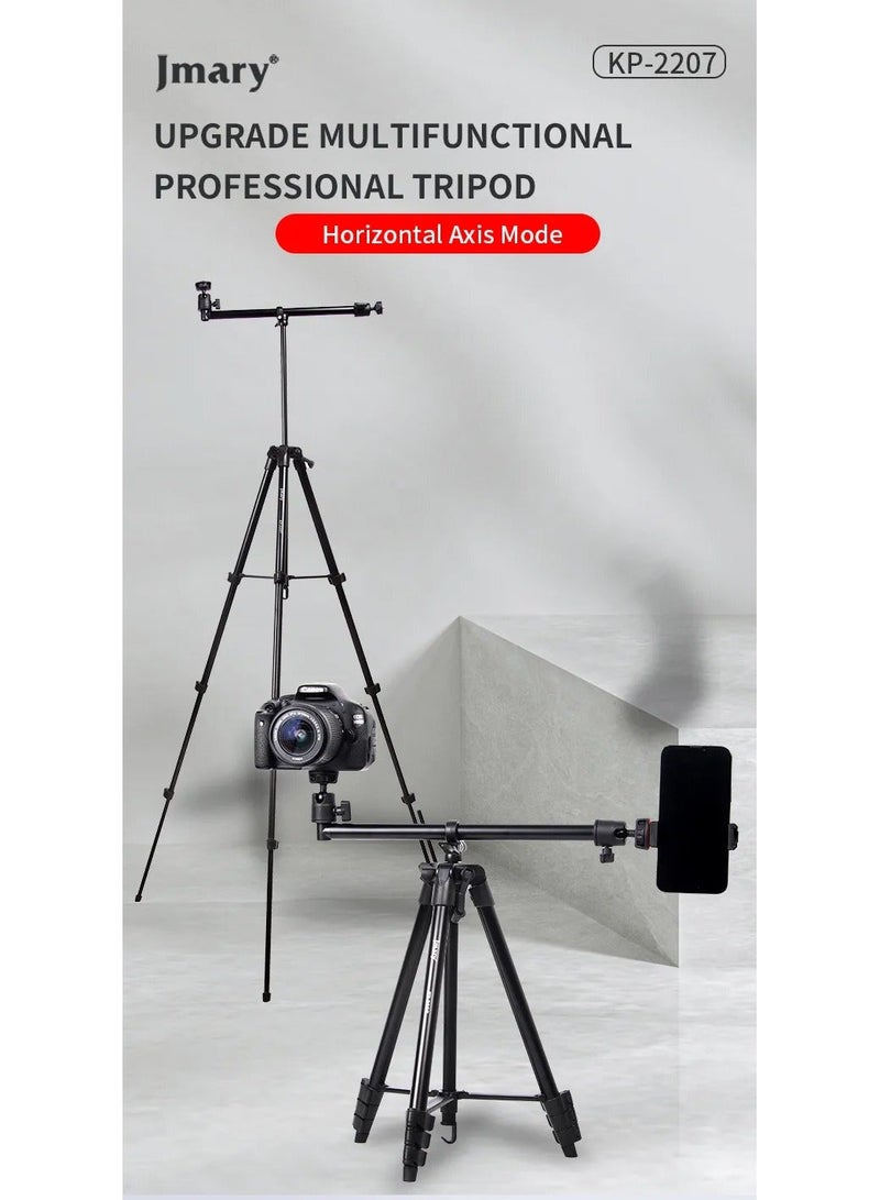 Jmary KP-2207 Overhead & Professional Vloging 2 in 1 Tripod - Image 3