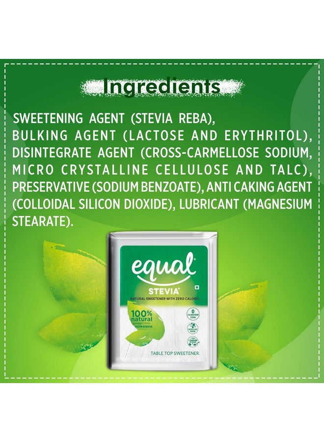 Equal محلي إيكوال® ستيفيا النباتي 100% طبيعي | خالي من السكر | مناسب لمرضى السكري | مناسب للنباتيين و الكيتو | 300 قرص | (عبوة من 2) - Image 5