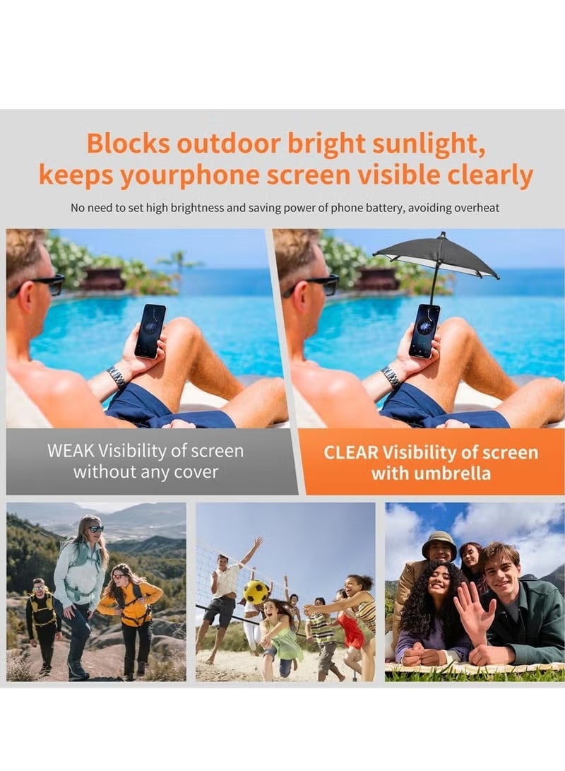Portable Magnetic Parasol, Portable and Adjustable Outdoor Use Parasol, Helps Reduce Car Temperature and Screen Brightness, Ideal for Beaches, Sunbathing and Golf and Car Navigation - Image 4