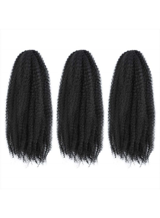 Dansama Marley Hair 24 Inch Marley Twist Braiding Hair Fluffy Marley Hair for Faux Locs Curly Braiding Hair Extensions (24 Inch (Pack of 3), 1) - Image 1