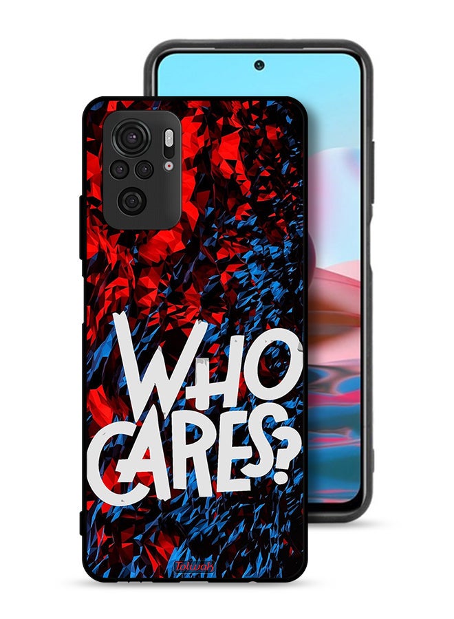 Tolwak Xiaomi Redmi Note 10S Protective Case Cover Who Cares - Image 1