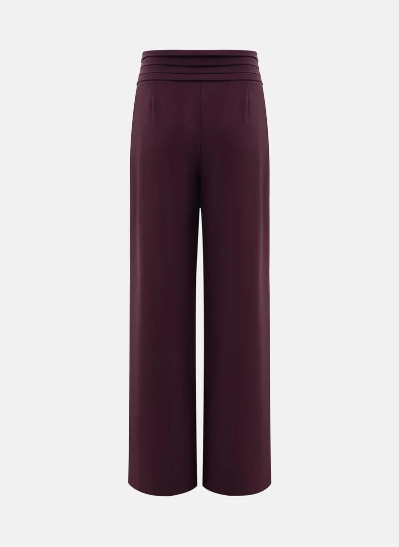 Lichi Loose trousers with wide draped belt