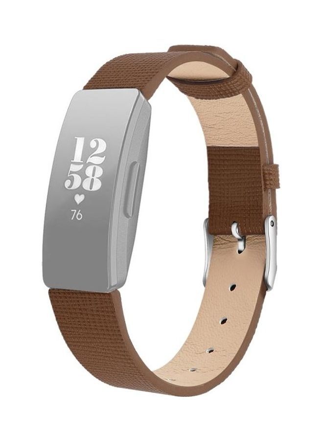 NIBEMINENT Replacement Strap For Fitbit Inspire/Inspire HR Brown - Image 1