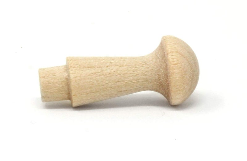 Balsam Point Workshop 1-Inch Miniature Mini Unfinished Small Wood Shaker Pegs Paint or Stain for Crafts Includes Tenon Length of 3/16-Inch (25-Pack) - Balsam Point Workshop - Image 3
