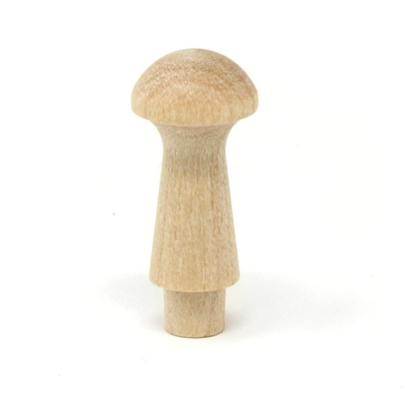 Balsam Point Workshop 1-Inch Miniature Mini Unfinished Small Wood Shaker Pegs Paint or Stain for Crafts Includes Tenon Length of 3/16-Inch (25-Pack) - Balsam Point Workshop - Image 2