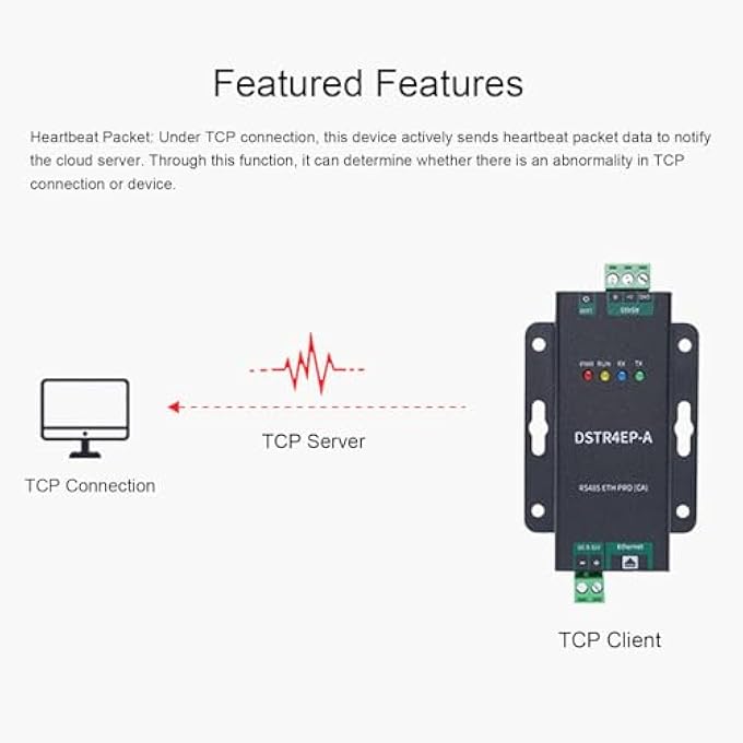 rayihni 485 ETH PRO SERIAL TO ETHERNET MODULE, SEAMLESS DATA CONVERSION, /IP DIRECT COMMUNICATION, STABLE BIDIRECTIONAL TRANSPARENT TRANSFER SERIAL PORT TO ETHERNET MODULE - Image 2