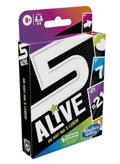 Five Alive Card Game, Quick Game for Kids and Families, Easy to Learn Family Game from 8 Years+, 5 Alive Card Game for 2-6 Players