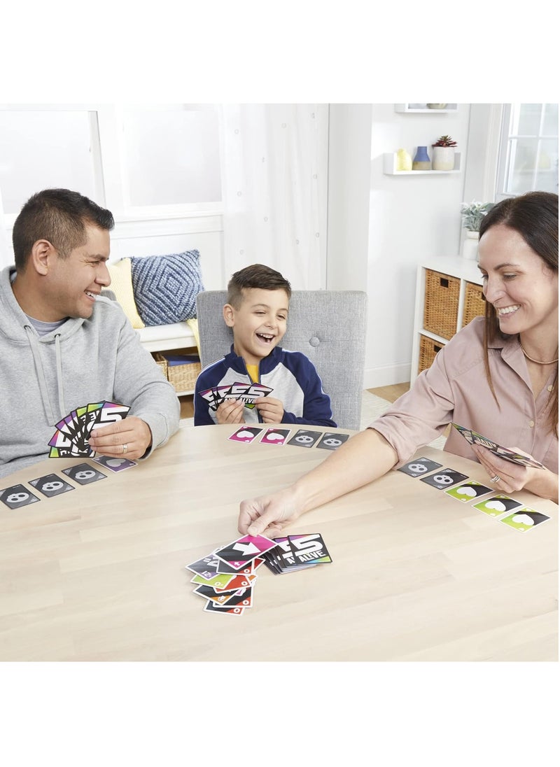Alive - Five Alive Card Game, Quick Game for Kids and Families, Easy to Learn Family Game from 8 Years+, 5 Alive Card Game for 2-6 Players - Image 1