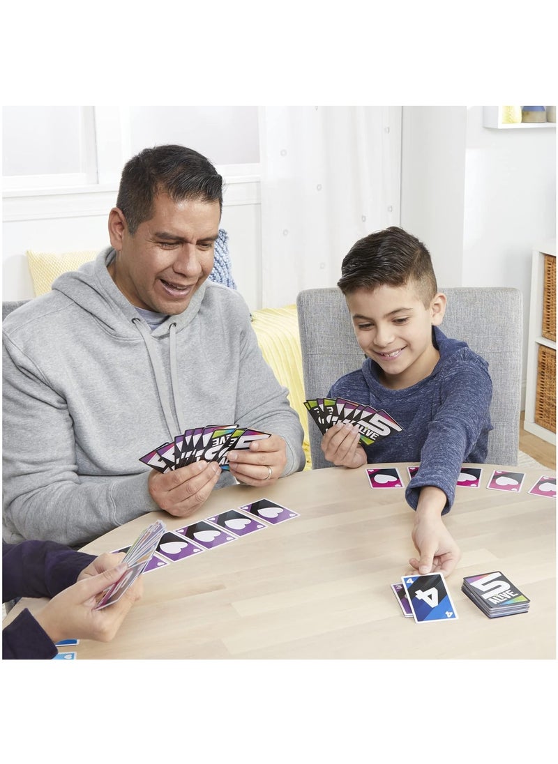 Alive - Five Alive Card Game, Quick Game for Kids and Families, Easy to Learn Family Game from 8 Years+, 5 Alive Card Game for 2-6 Players - Image 1