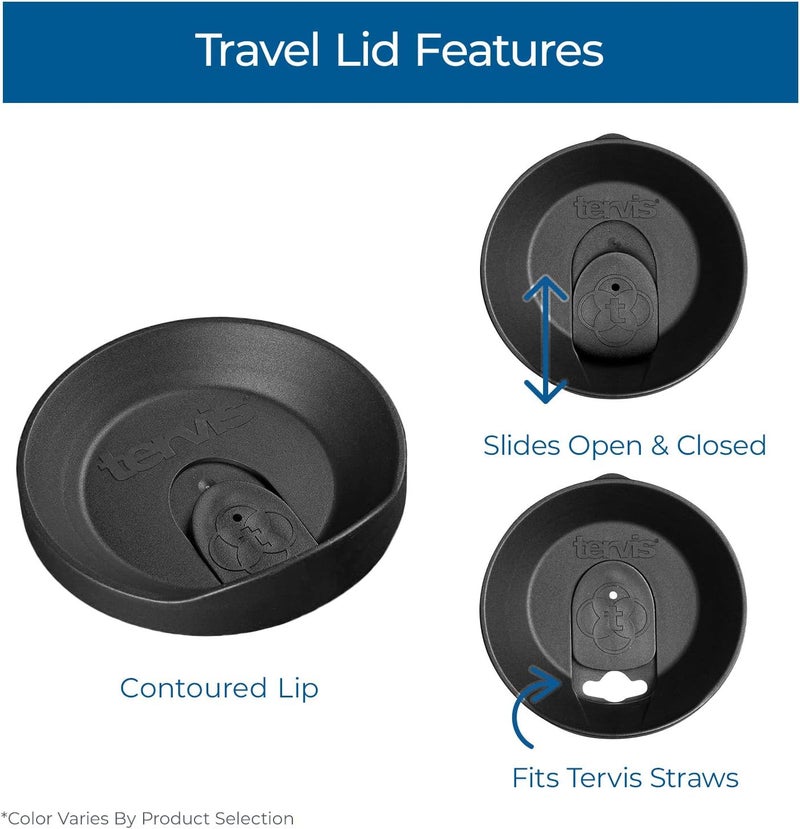 Tervis Yellow Travel Lid for 16oz Tumblers - Double Walled Insulated Design - Image 3