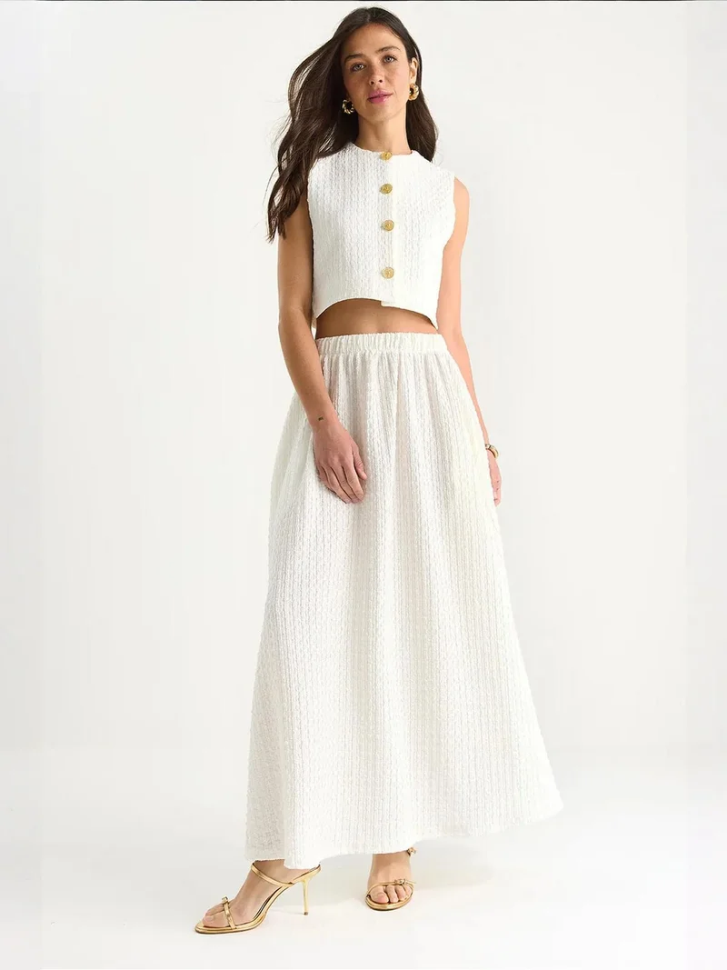 بيانكو لوتشي طقم لوكسي طويل محكم بجيوب وأزرار