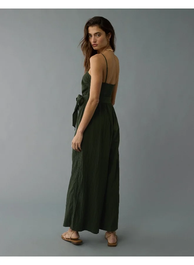 American Eagle AE Tube Tie Waist Jumpsuit