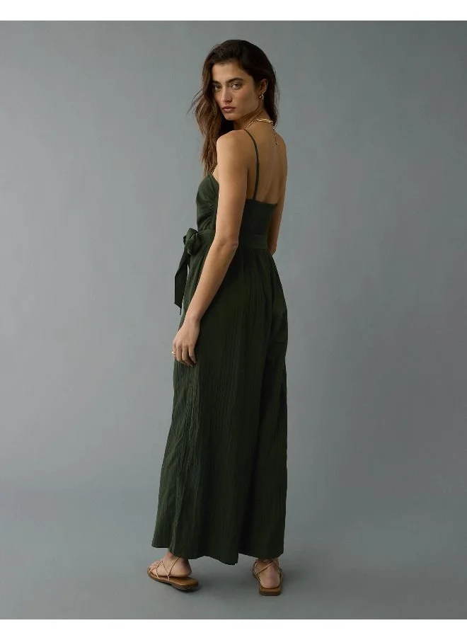 American Eagle AE Tube Tie Waist Jumpsuit