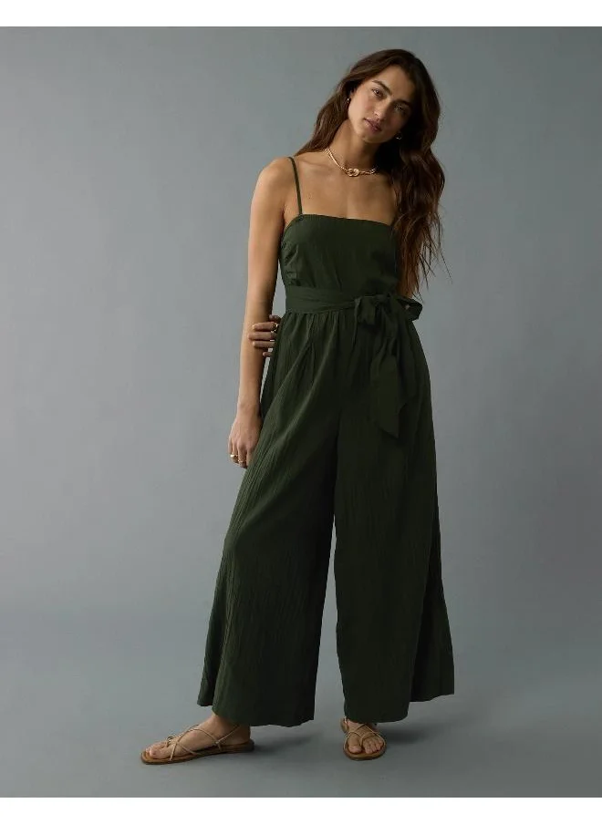 American Eagle AE Tube Tie Waist Jumpsuit
